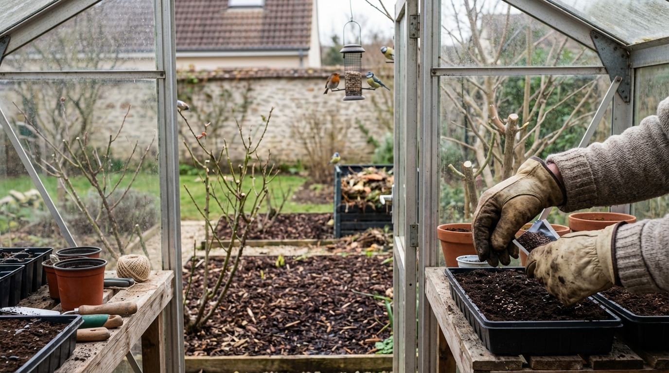 Voici les 4 gestes que Monty Don exige en février pour transformer un jardin qui semble mort en plein essor